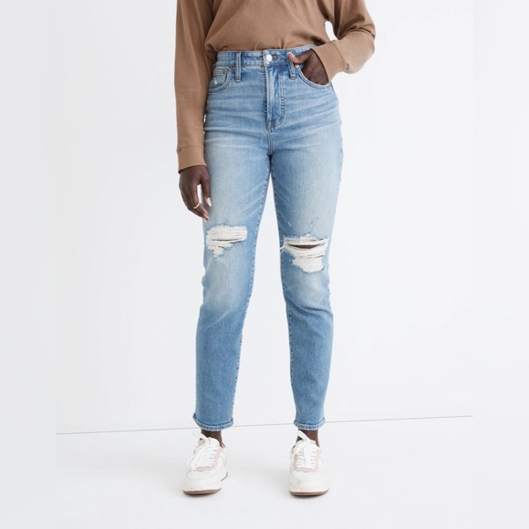 Madewell Denim - Madewell The Tall Curvy Perfect Vintage Jean in Denman Wash NC521 Size 28T